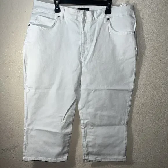Lee Jeans Lee Womens Relaxed Fit Capri Jean White Poshmark